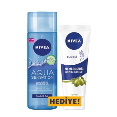 خرید و قیمت ست ژل شستشوی صورت و کرم آبرسان نیوا NIVEA