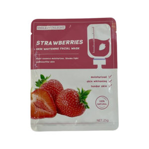 ماسک ورقه‌ای سفید کننده صورت توت فرنگی