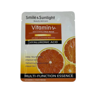 ماسک ورقه‌ای سفید کننده صورت ویتامین سی