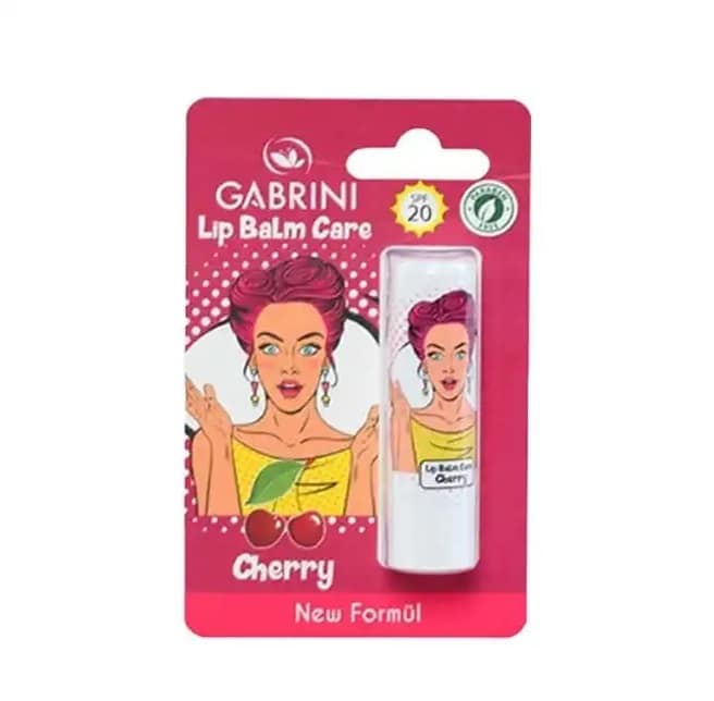 gabrini-cherry-lip-balm بالم لب گابرینی Gabrini حاوی اسانس گیلاس - تصویر 1