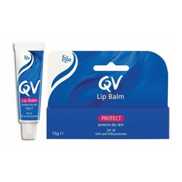 qv-lip-balm-spf-30-masokala.com_ بالم لب کیو وی QV وزن 15 گرم - تصویر 1