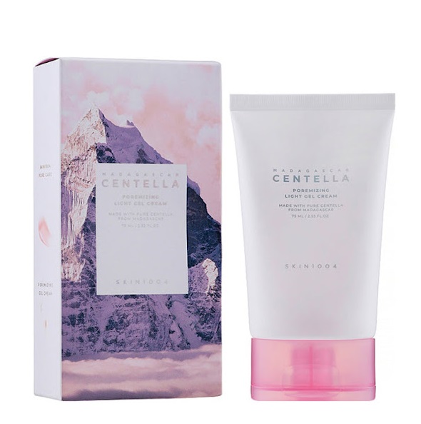 skin1004-madagascar-centella-poremising-light-gel-cream ژل کرم مرطوب کننده و ضد منافذ سنتلا Centella حجم 75 میل - تصویر 1